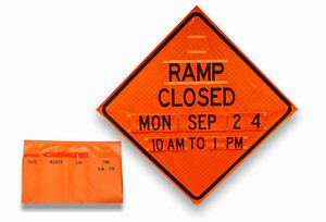 Sign System - Ramp Closed
