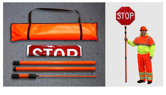 Roll-Up Stop Slow Paddles